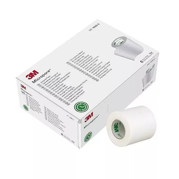 3M Micropore Surgical Tape 2in x 10yd Box of 6