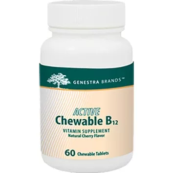 Active Chewable B12 1000 mcg 60 tabs by Seroyal Genestra