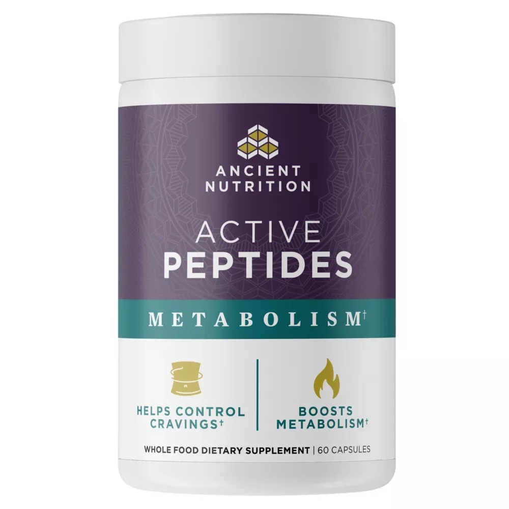 Active Peptides Metabolic Booster 60 Capsules by Ancient Nutrition