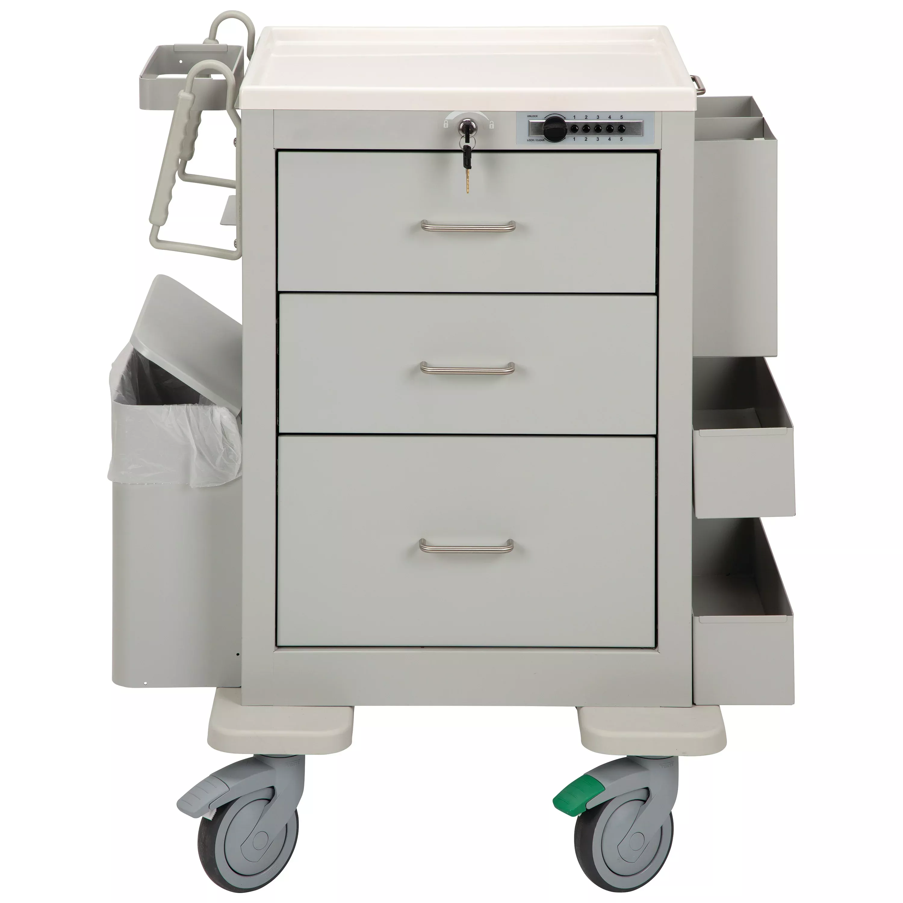 AliMed 3-Drawer Phlebotomy Cart