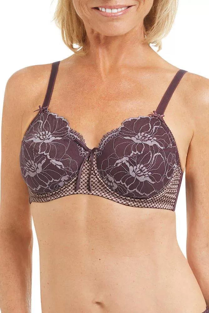 Amoena Be Amazing Underwired Bra - Sweet Chocolate/Taupe