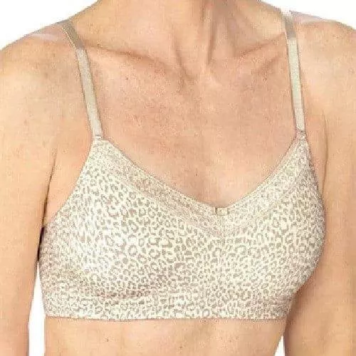 Amoena Bliss Wire-Free Bra - Off-White/Sand