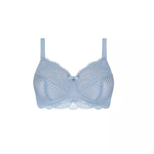 Amoena Karolina Wired Mastectomy Bra - Light Blue/Light Sand