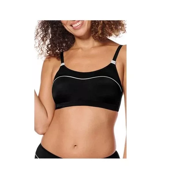 Amoena Ravello Soft Bikini Top Black/Silver