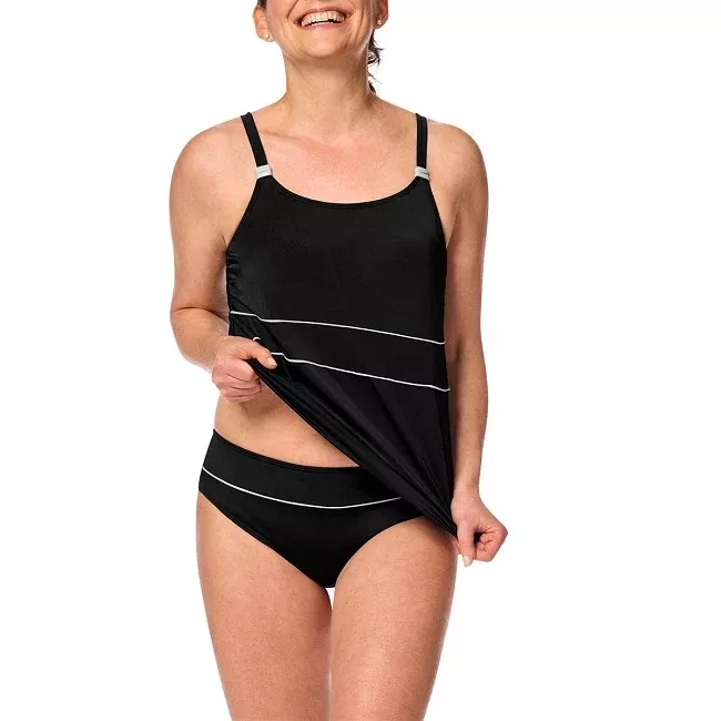 Amoena Ravello Tankini Top Black/Silver