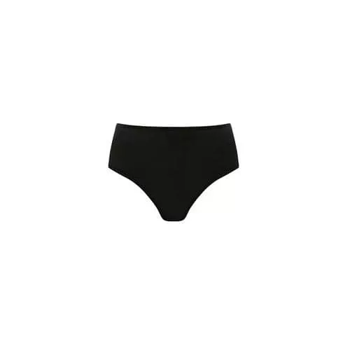 Amoena Reflection High-Waist Swim Brief Bottom - Elegant Black
