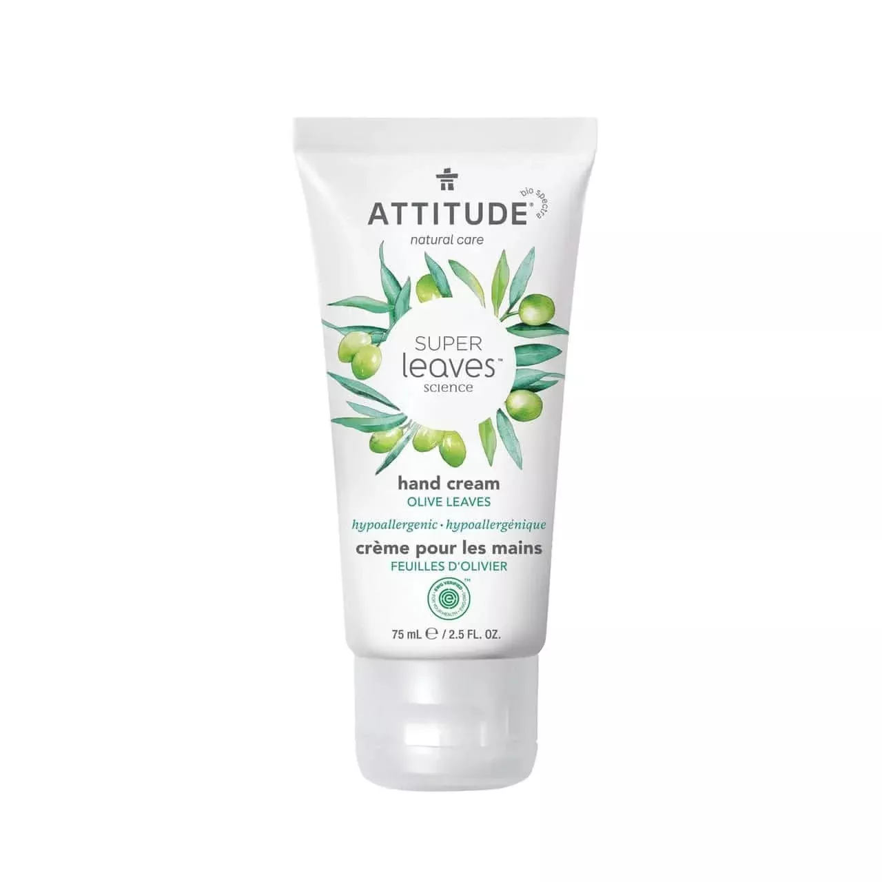 Attitude Super Leaves Hand Cream - Olive Leaves 75mL