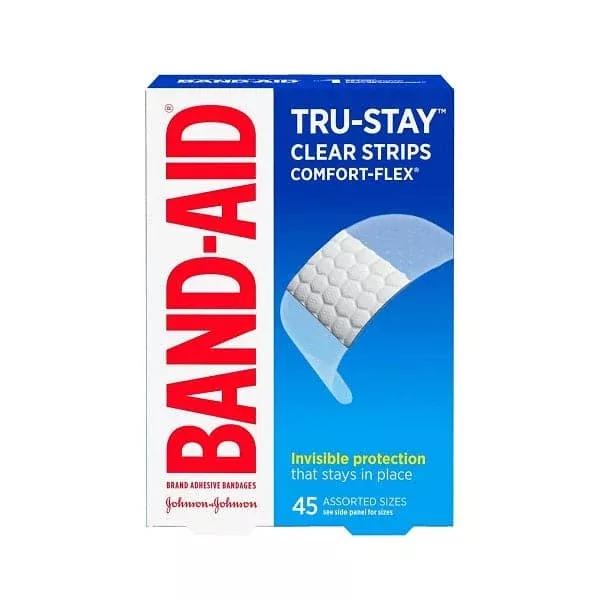 Band-Aid Tru-Stay Comfort Flex Bandages 45 Assorted Sizes