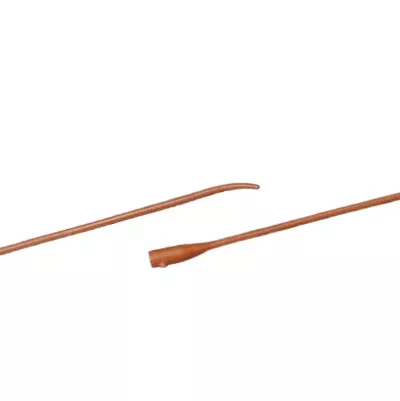 Bard Coude Urethral Catheter One-Eye 14FR 16 Inches