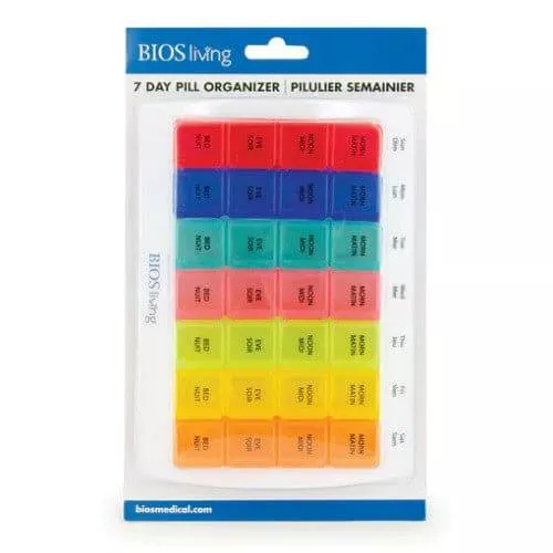BIOS Medical 7 Day Pill Organizer