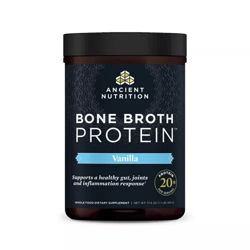 Bone Broth Protein (Vanilla) 492g by Ancient Nutrition