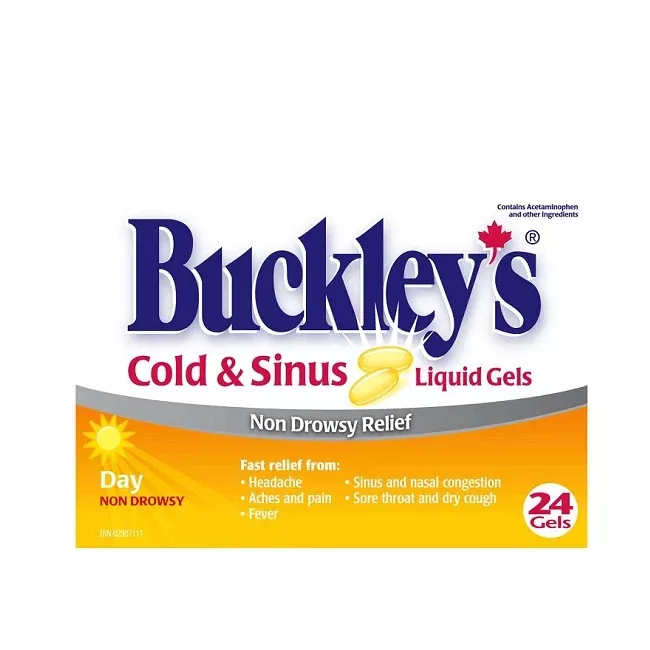 Buckley's Cold & Sinus Day Non-Drowsy 24 Liquid Gels