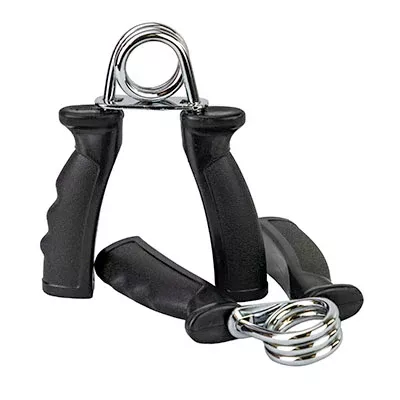 CanDo Ergonomic Hand Grip, Pair - Black, x-heavy - 48 lb - 10-1808