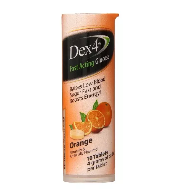 Dex4 Glucose Tablets Orange