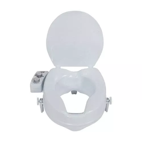 Drive Medical PreserveTech Raised Toilet Seat with Bidet Ambient