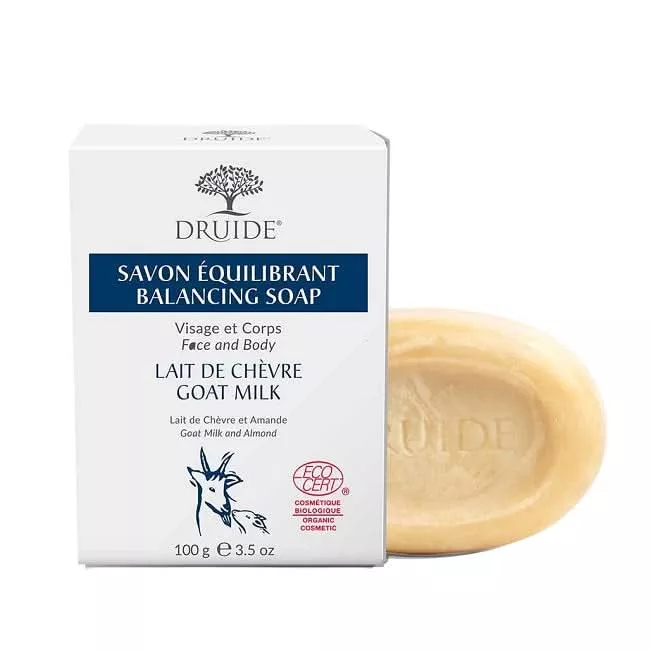 Druide Goat Milk & Almond Balancing Bar Soap 100g
