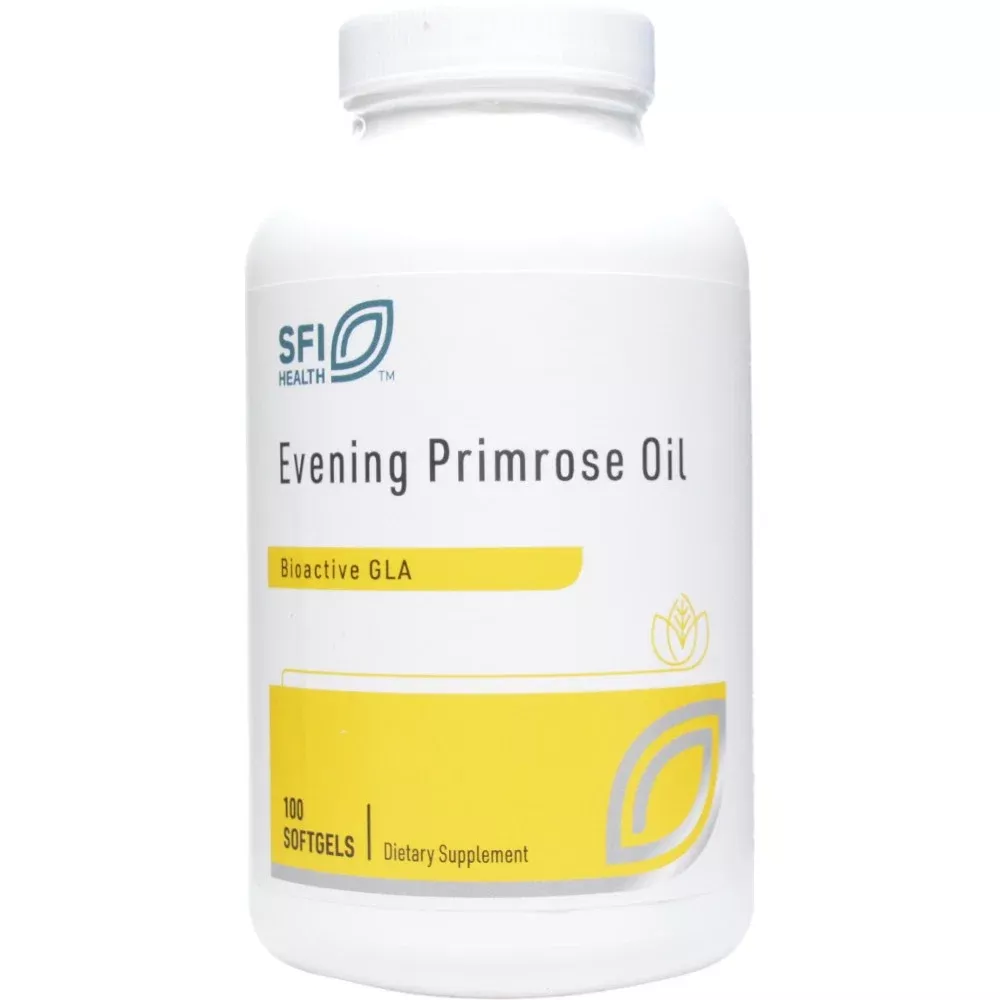 Evening Primrose Oil 100 gels By Klaire Labs/SFI Health