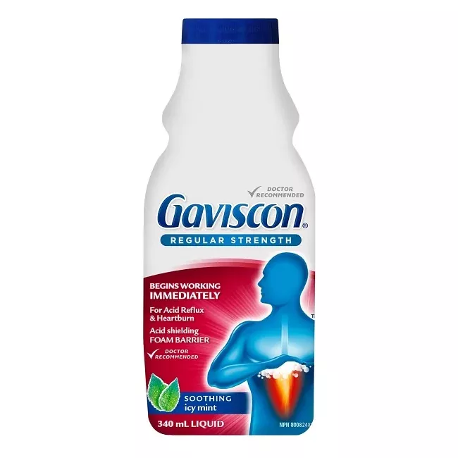 Gaviscon Regular Strength Soothing Liquid Icy Mint