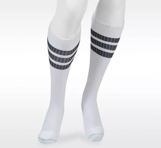 Juzo Power Comfort Compression Socks Retro White