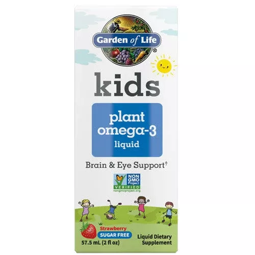 Kids Plant Omega-3 (Strawberry) 2 oz. Liquid by GoL