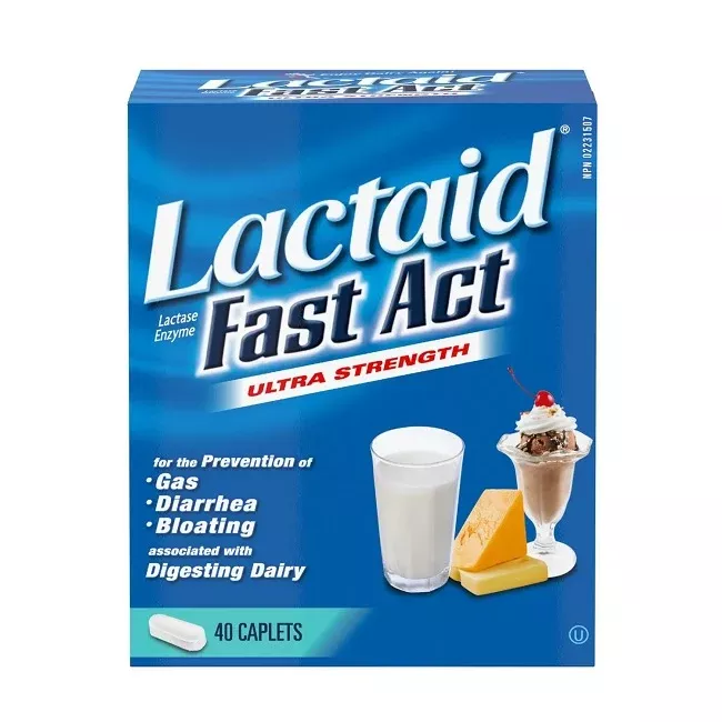 Lactaid Fast Act Ultra Strength 40 Caplets