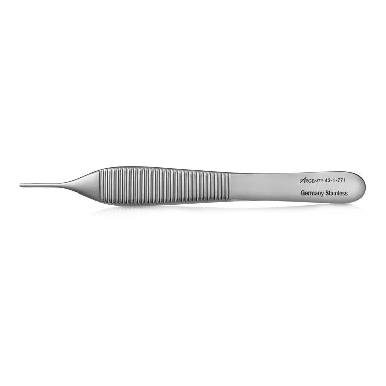 McKesson Argent Adson Stainless Steel Dressing Forceps – 4-3/4 Inch Length