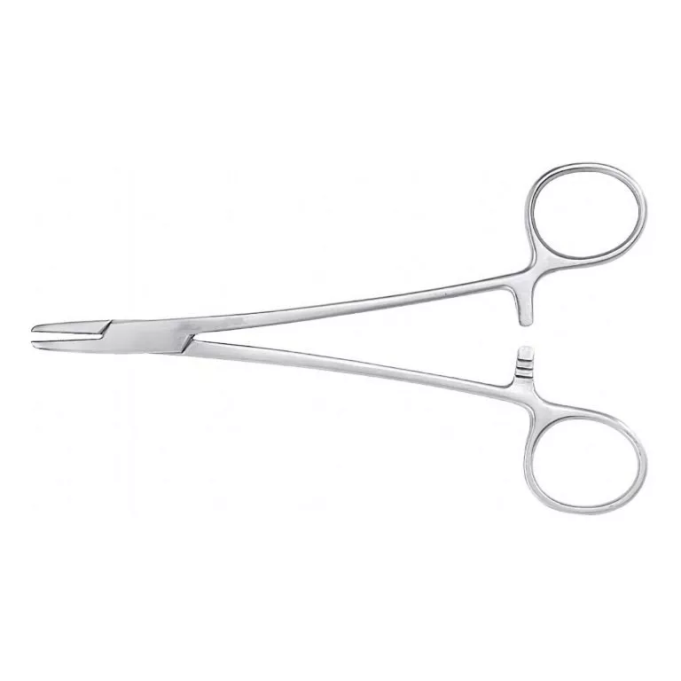 McKesson Mayo-Hegar Needle Holder with Finger Ring Handle – 5 Inch Length