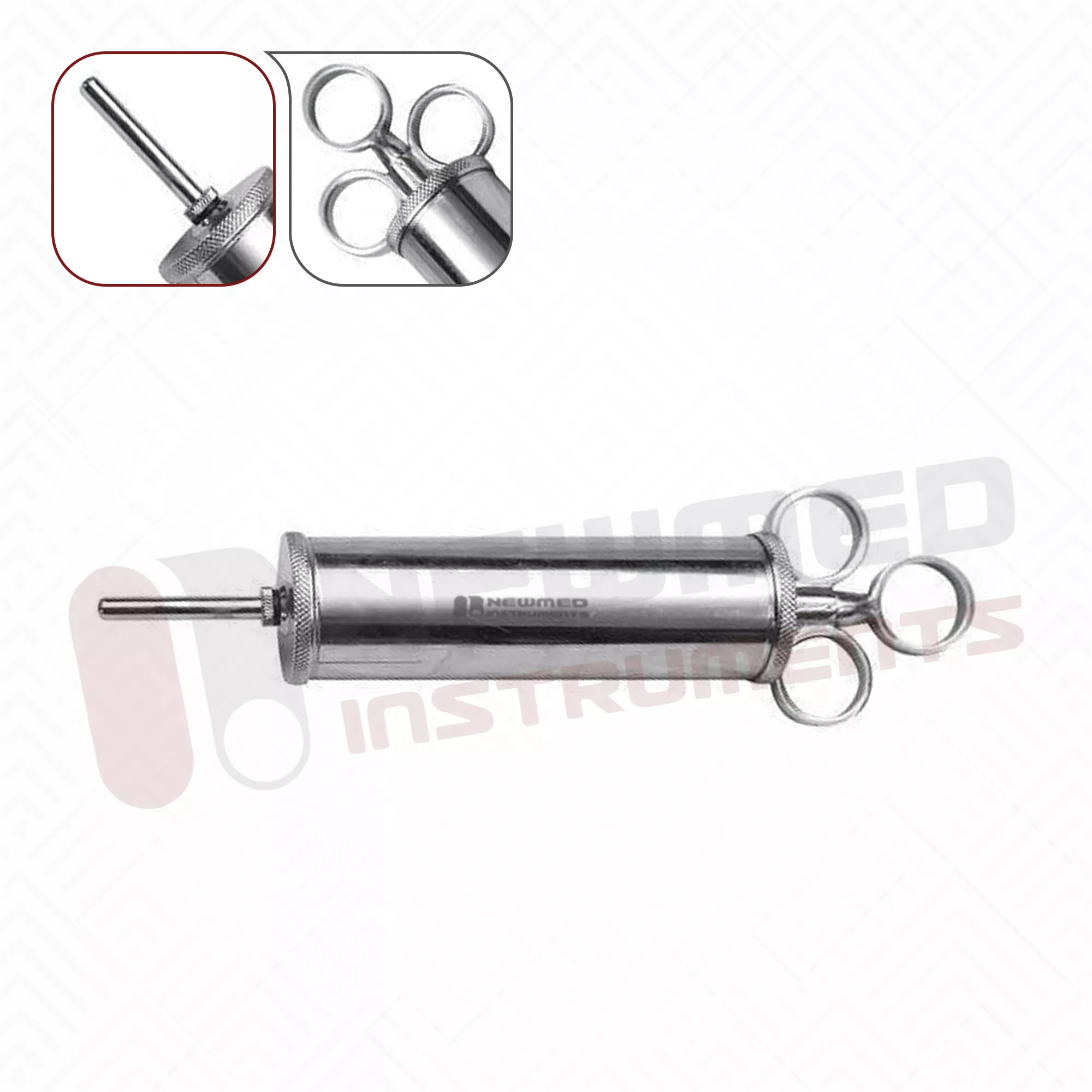 Metal ear syringes