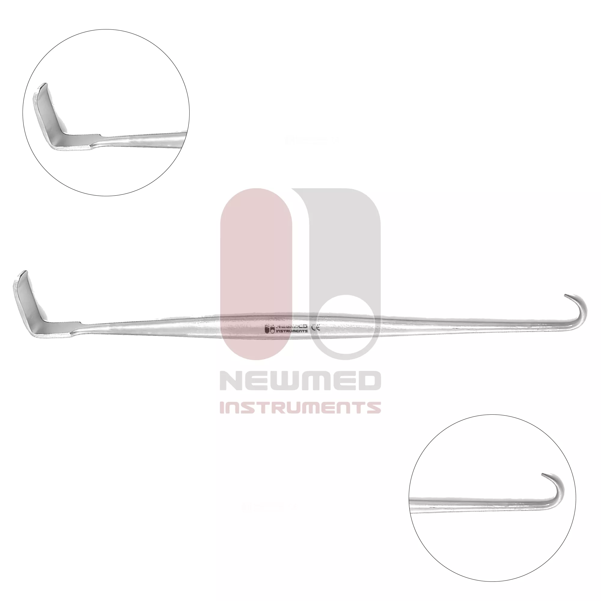 Meyerding Skin Hook and Retractor Double Ended