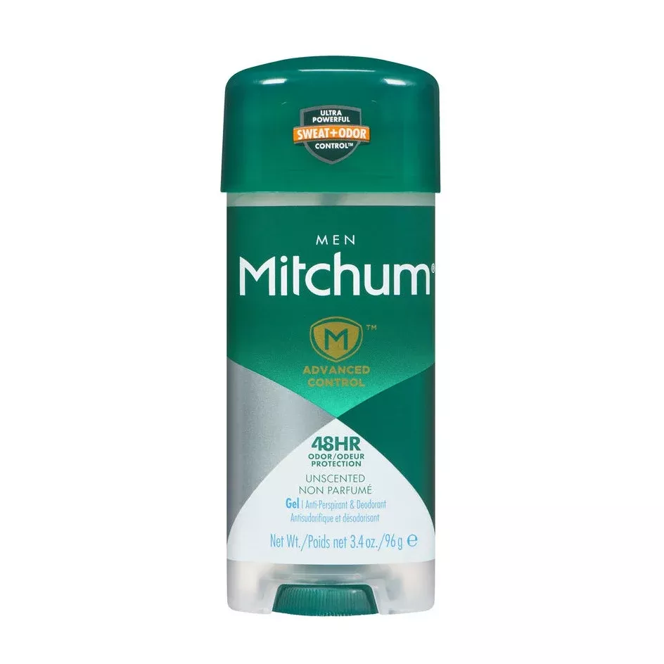 Mitchum Men Advanced Control Gel Anti-Perspirant & Deodorant Unscented 96g