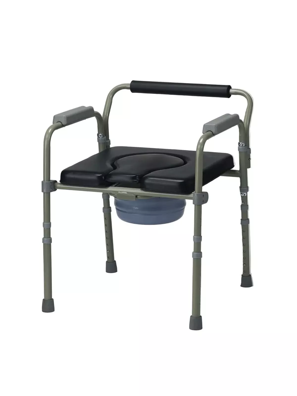 MOBB Padded Folding Commode Chair