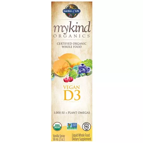 mykind Organics D3 Spray (1,000 iu) 2 oz. by Garden of Life