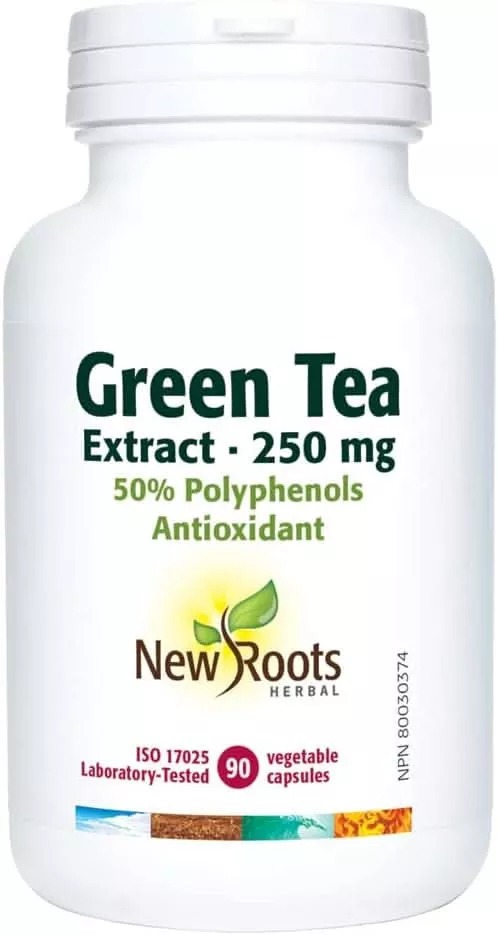 New Roots Herbal Green Tea Extract 250mg 90 Veg Capsules