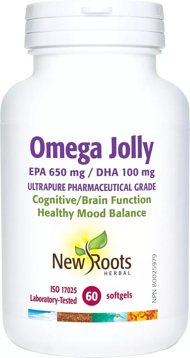 New Roots Herbal Omega JollyEPA 650mg/DHA 100mg 60 Softgels