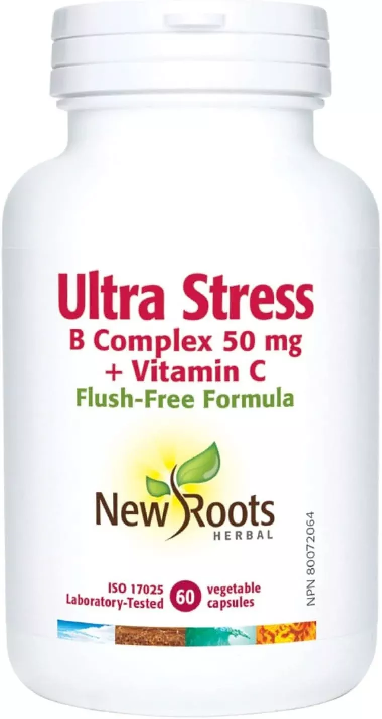 New Roots Herbal Ultra Stress B Complex 50mg + Vitamin C