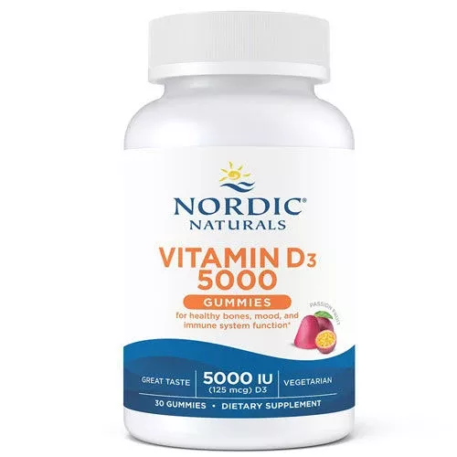 Nordic Vitamin D3 5000 Gummies 30ct
