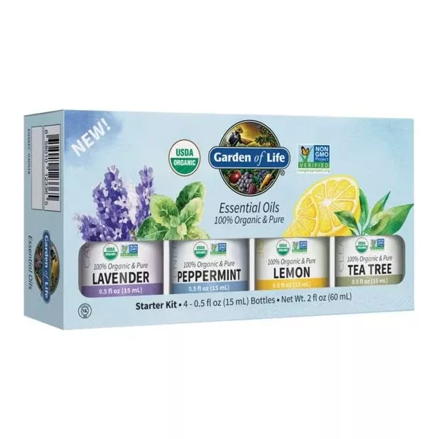 Organic Essential Oil Starter Kit (1 Kit)