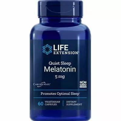 Quiet Sleep Melatonin 60 vegcaps by Life Extension