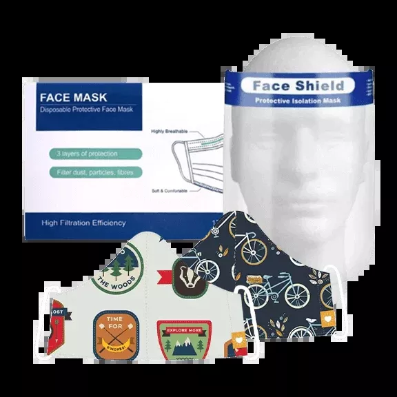 Reusable And Disposable Masks Activity Patterns Bundle