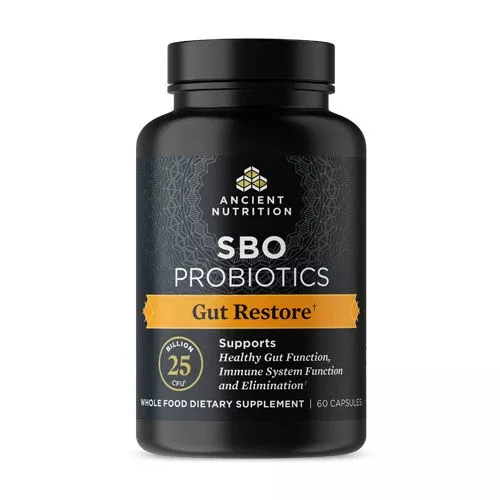 SBO Probiotics Gut Restore 60's by Ancient Nutrition