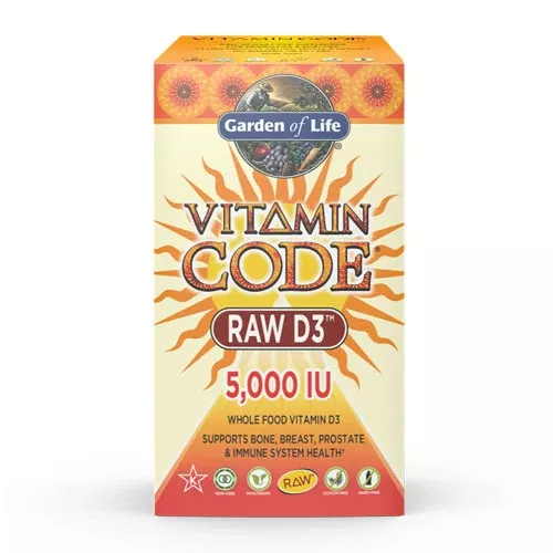 Vitamin Code Raw D3 (5000) 60 Caps by Garden of Life