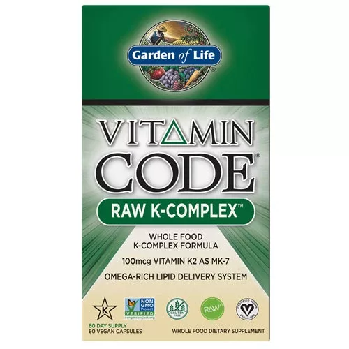 Vitamin Code Raw K Complex 60 Caps by Garden of Life