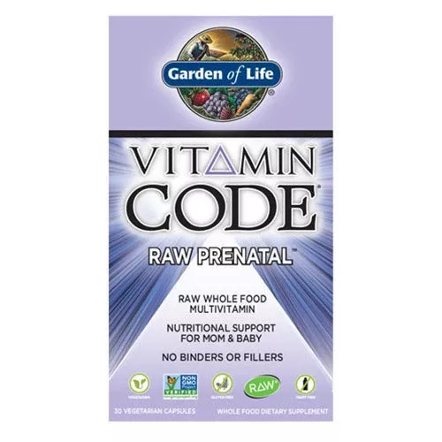 Vitamin Code Raw Prenatal 30 Caps by Garden of Life