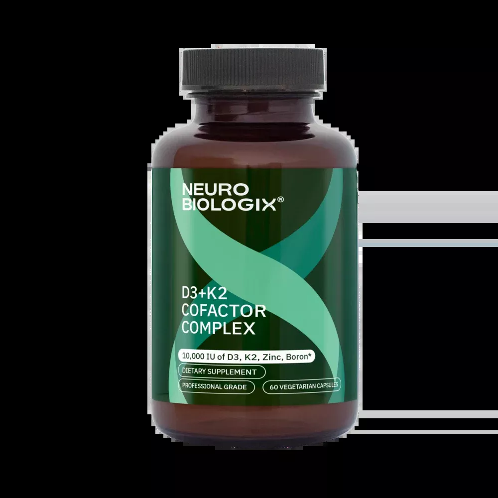 Vitamin D3+K2 Cofactor Complex 60 Capsules by Neurobiologix