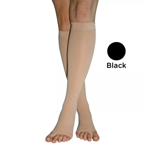 X-Frm Surg Weight Stkngs X-Lrg 20-30mmHg Below Knee O/T Blk - BJ310BLXL