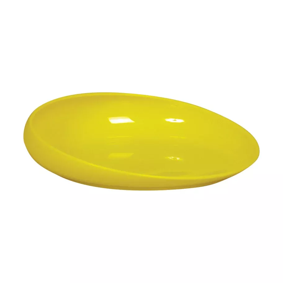 Yellow Scoop Plate