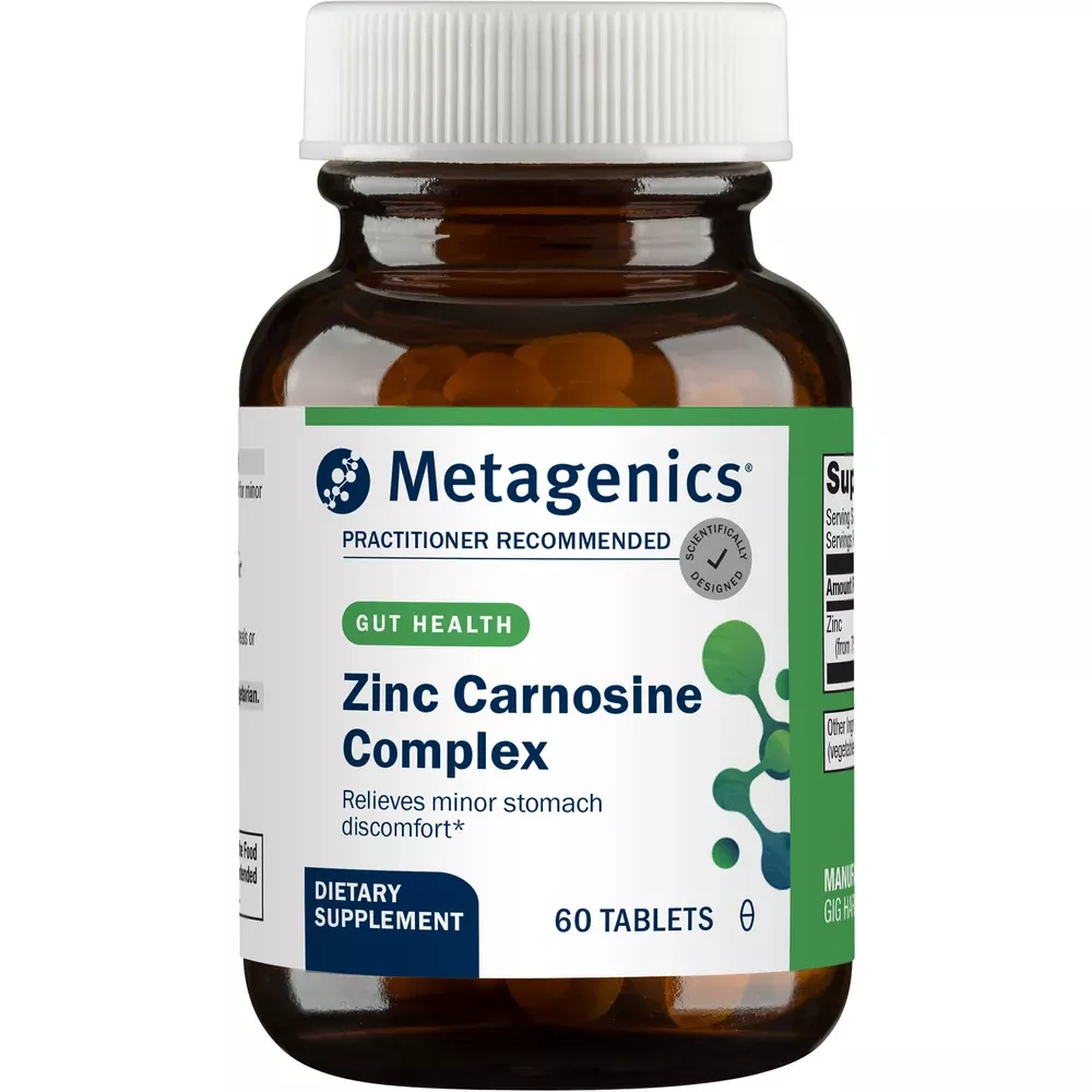 Zinc Carnosine Complex 17 mg 60 tablets by Metagenics