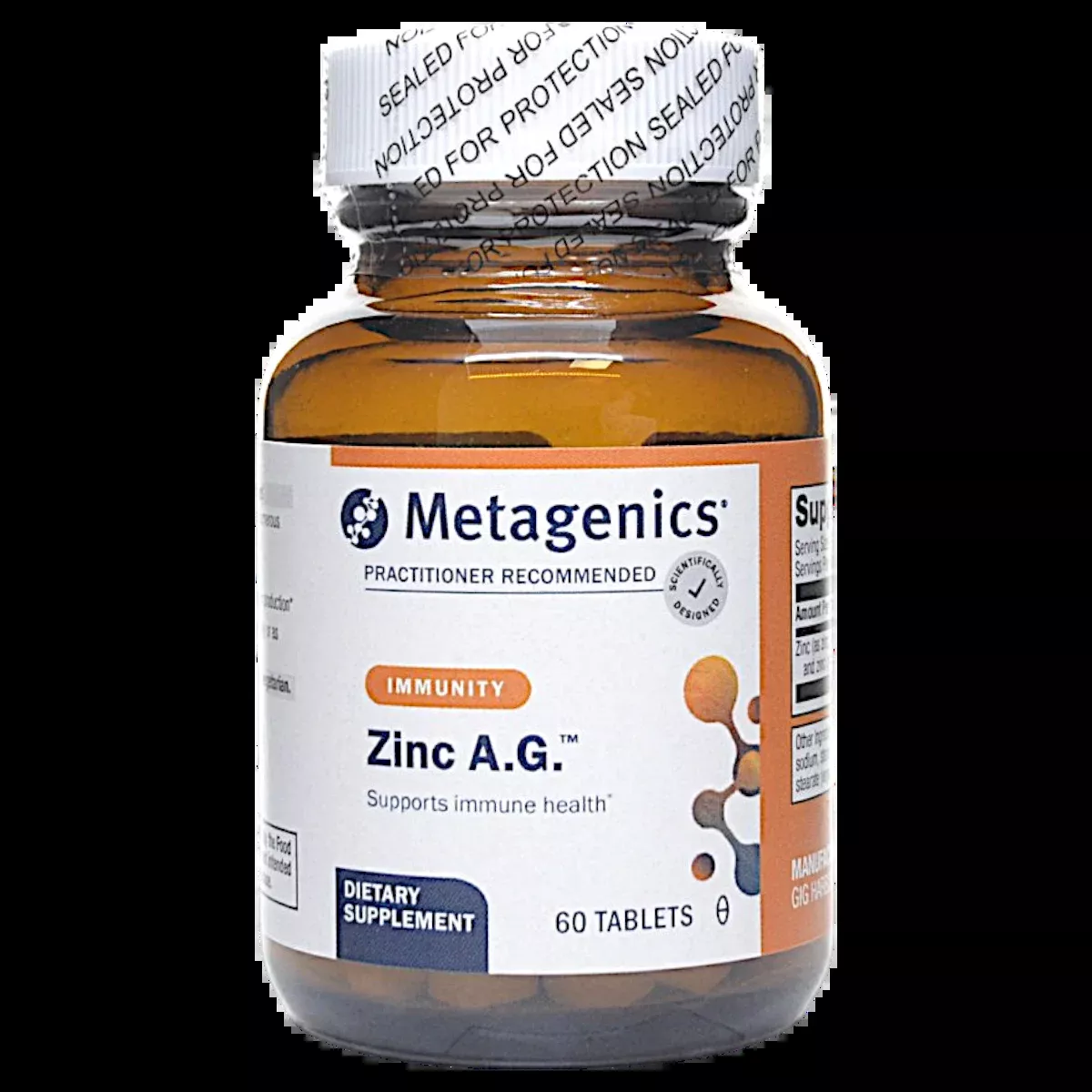 Zinc A.G. 20 mg by Metagenics