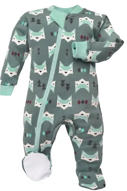 ZippyJamz Sleepwear Quiet Fox